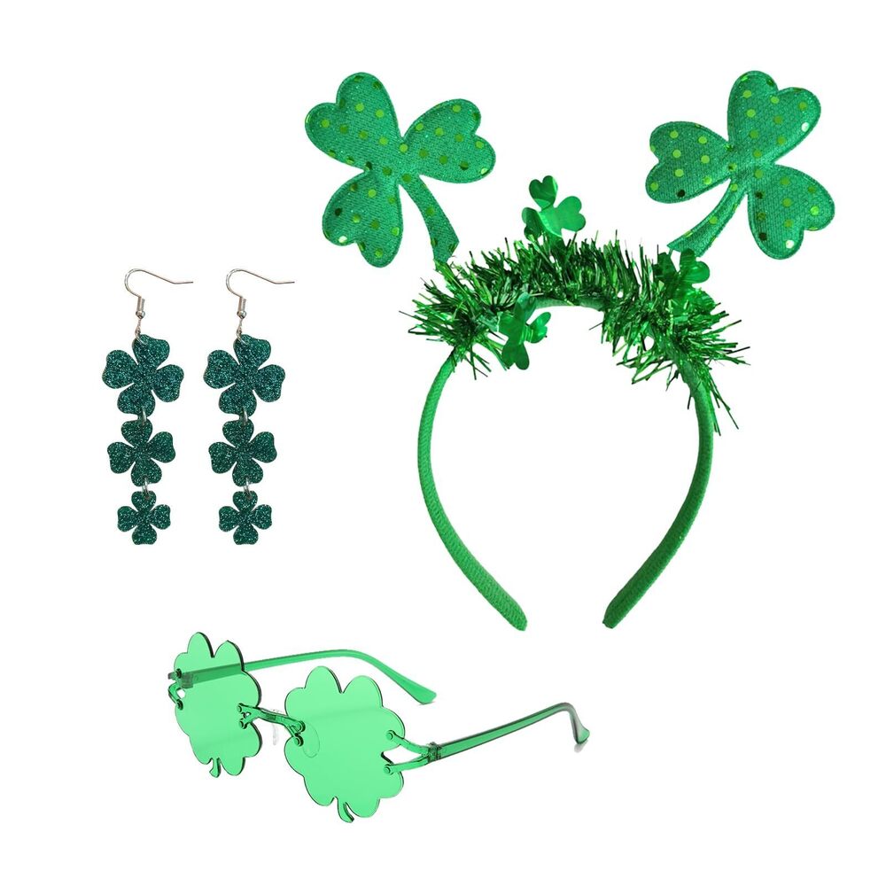 6276 3pcs St Patricks Day Accessoriess,St Patricks Day Headband